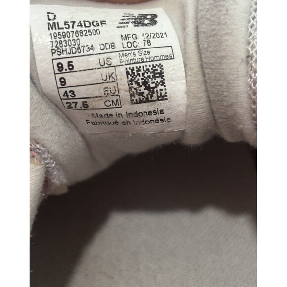 New Balance 574 Rugged Desert Pink Size 9.5 main image 4